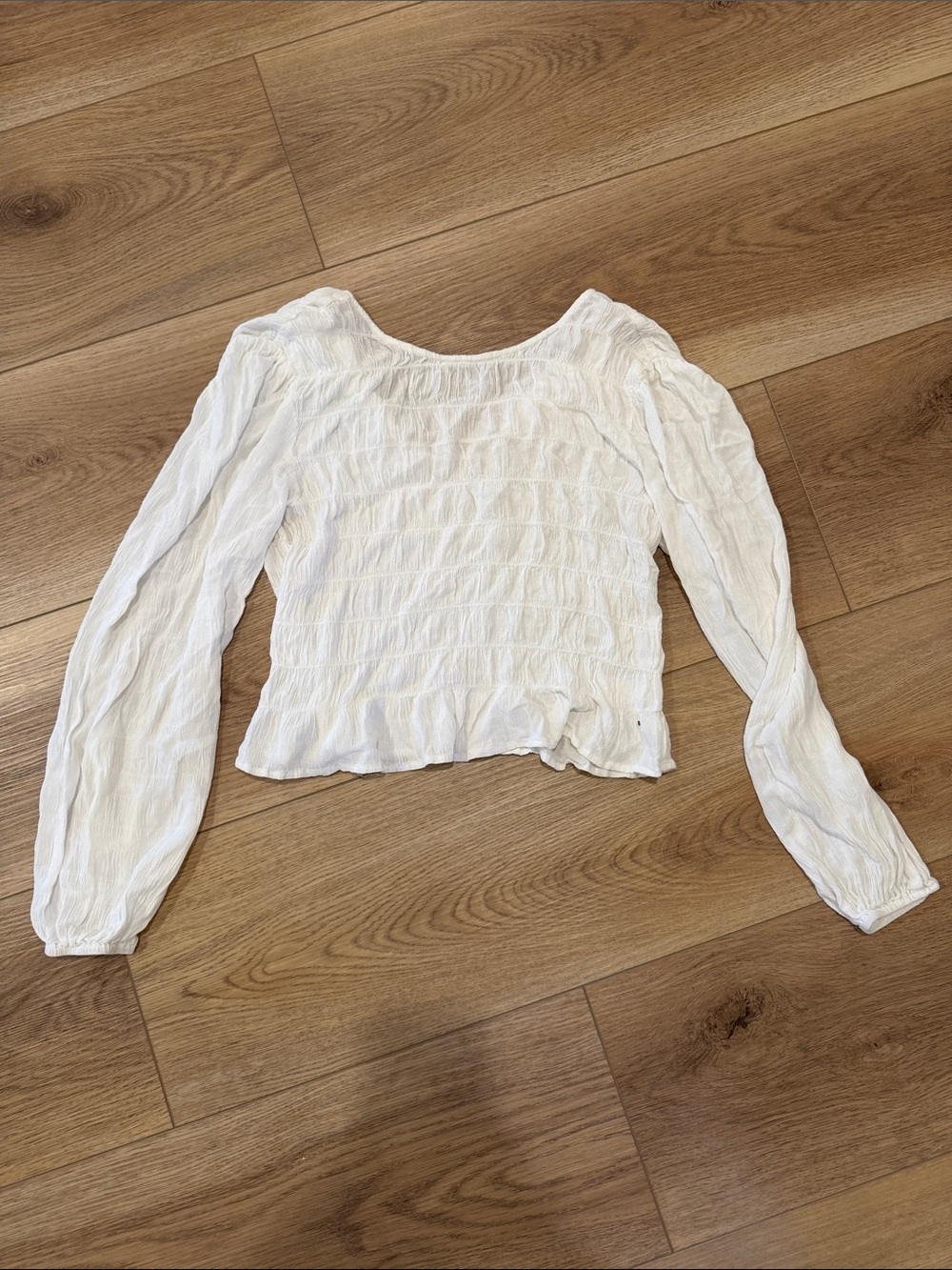 Sanctuary White Peasant Top Size Small